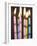 Six Lit Birthday Candles-Tom Grill-Framed Photographic Print