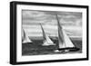 Six Metre R Class Sailing, Berlin Olympics, 1936-null-Framed Giclee Print