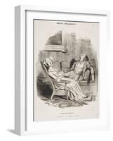 Six Mois De Mariage-Honore Daumier-Framed Giclee Print