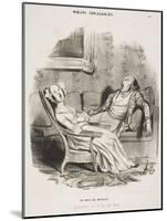 Six Mois De Mariage-Honore Daumier-Mounted Giclee Print