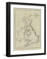 Six Months' Casualties on the Coasts of Great Britain and Ireland-null-Framed Giclee Print