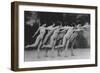 Six Nude Dancers-null-Framed Art Print