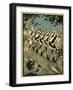 Six on a Cycle-null-Framed Art Print