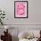 Six On Pink-null-Framed Giclee Print displayed on a wall