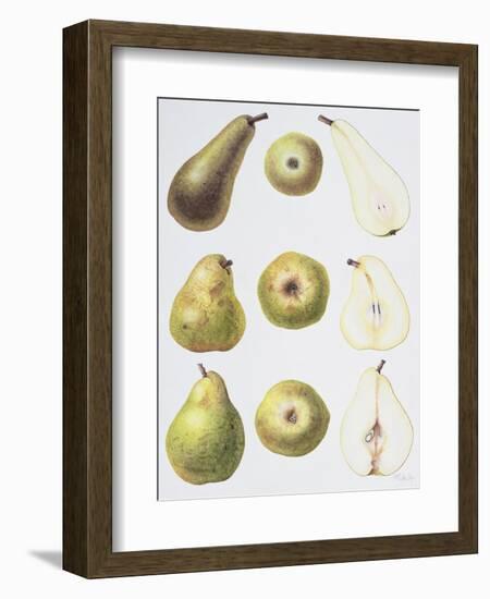 Six Pears, 1994-Margaret Ann Eden-Framed Giclee Print