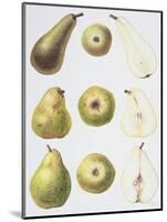 Six Pears, 1994-Margaret Ann Eden-Mounted Giclee Print