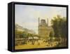 Six petites vues de Paris-Francois Etienne Villeret-Framed Stretched Canvas