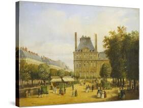 Six petites vues de Paris-Francois Etienne Villeret-Stretched Canvas