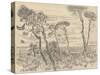 Six Pines Near the Enclosure Wall, 1899-Vincent van Gogh-Stretched Canvas