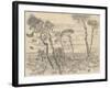 Six Pines Near the Enclosure Wall, 1899-Vincent van Gogh-Framed Giclee Print