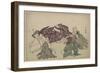 Six Poets (Rokkasen), 1795-1806 (Woodcut)-Kitagawa Utamaro-Framed Giclee Print