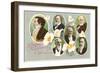 Six Presidents of the Mormons-null-Framed Art Print