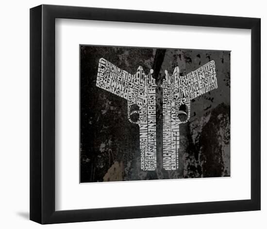 Six Shooter and Hand Cannon-null-Framed Art Print