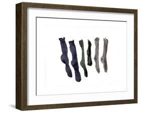 Six Socks, 2003-Miles Thistlethwaite-Framed Giclee Print