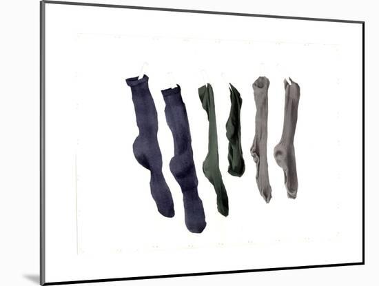 Six Socks, 2003-Miles Thistlethwaite-Mounted Giclee Print