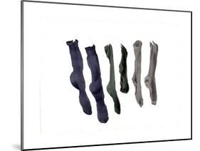 Six Socks, 2003-Miles Thistlethwaite-Mounted Giclee Print