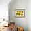 Six Sunflowers-Anne Becker-Framed Art Print displayed on a wall