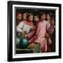 Six Tuscan Poets, 1544-Giorgio Vasari-Framed Giclee Print