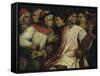 Six Tuscan Poets: Dante, Petrarch, Boccaccio, Cavalcanti, Ficino and Landino-Giorgio Vasari-Framed Stretched Canvas