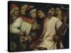 Six Tuscan Poets: Dante, Petrarch, Boccaccio, Cavalcanti, Ficino and Landino-Giorgio Vasari-Stretched Canvas