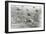 Six U.S. A-20 Bombers Have Bombed German Positions at the Pointe Du Hoc Coastal Battery-null-Framed Premium Photographic Print