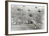 Six U.S. A-20 Bombers Have Bombed German Positions at the Pointe Du Hoc Coastal Battery-null-Framed Photographic Print