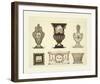 Six Vases-Sevres-Framed Giclee Print