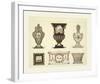 Six Vases-Sevres-Framed Giclee Print