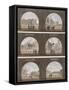 Six Views of London Sites Seen Through an Arch, C1820-null-Framed Stretched Canvas