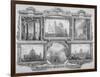 Six Views of St Paul's Cathedral, City of London, 1830-null-Framed Giclee Print