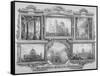 Six Views of St Paul's Cathedral, City of London, 1830-null-Framed Stretched Canvas