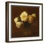 Six Yellow Roses in a Vase-Henri Fantin-Latour-Framed Giclee Print