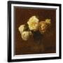 Six Yellow Roses in a Vase-Henri Fantin-Latour-Framed Giclee Print