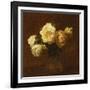 Six Yellow Roses in a Vase-Henri Fantin-Latour-Framed Giclee Print