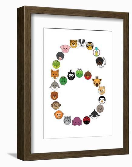 Six-null-Framed Giclee Print