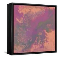 Six-Maryse Pique-Framed Stretched Canvas