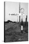 Sixpenny Village Sign-J. Chettlburgh-Stretched Canvas