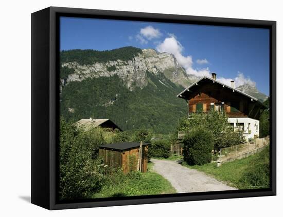 Sixt Fer a Cheval, Haute Savoie, Rhone Alpes, France-Michael Busselle-Framed Stretched Canvas