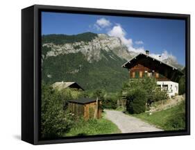 Sixt Fer a Cheval, Haute Savoie, Rhone Alpes, France-Michael Busselle-Framed Stretched Canvas