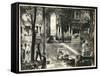 Sixteen East Gay Street, 1923-24-George Wesley Bellows-Framed Stretched Canvas