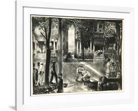 Sixteen East Gay Street, 1923-24-George Wesley Bellows-Framed Giclee Print