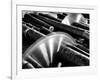 Sixteen-Foot Logs Being Cut in Slasher Mill in Preparation for Next Stage at Paper Mill-Margaret Bourke-White-Framed Photographic Print