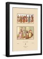 Sixteenth Century Fashions of the Polish Nobility-Racinet-Framed Art Print