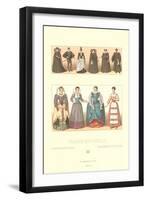 Sixteenth Century French Fashion-null-Framed Art Print