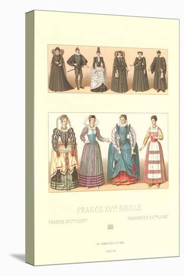 Sixteenth Century French Fashion-null-Stretched Canvas