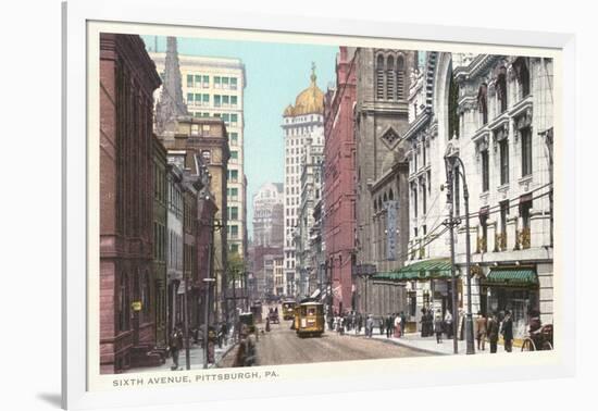 Sixth Avenue, Pittsburgh, Pennsylvania-null-Framed Art Print