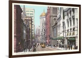 Sixth Avenue, Pittsburgh, Pennsylvania-null-Framed Art Print