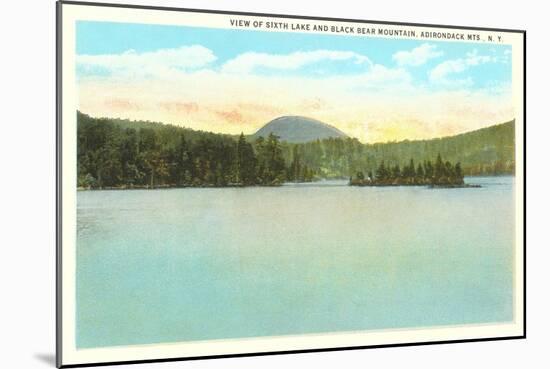 Sixth Lake, Adirondacks, New York-null-Mounted Art Print