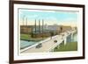 Sixth Street Bridge, Kenosha, Wisconsin-null-Framed Premium Giclee Print