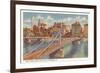 Sixth Street Bridge, Pittsburgh, Pennsylvania-null-Framed Premium Giclee Print